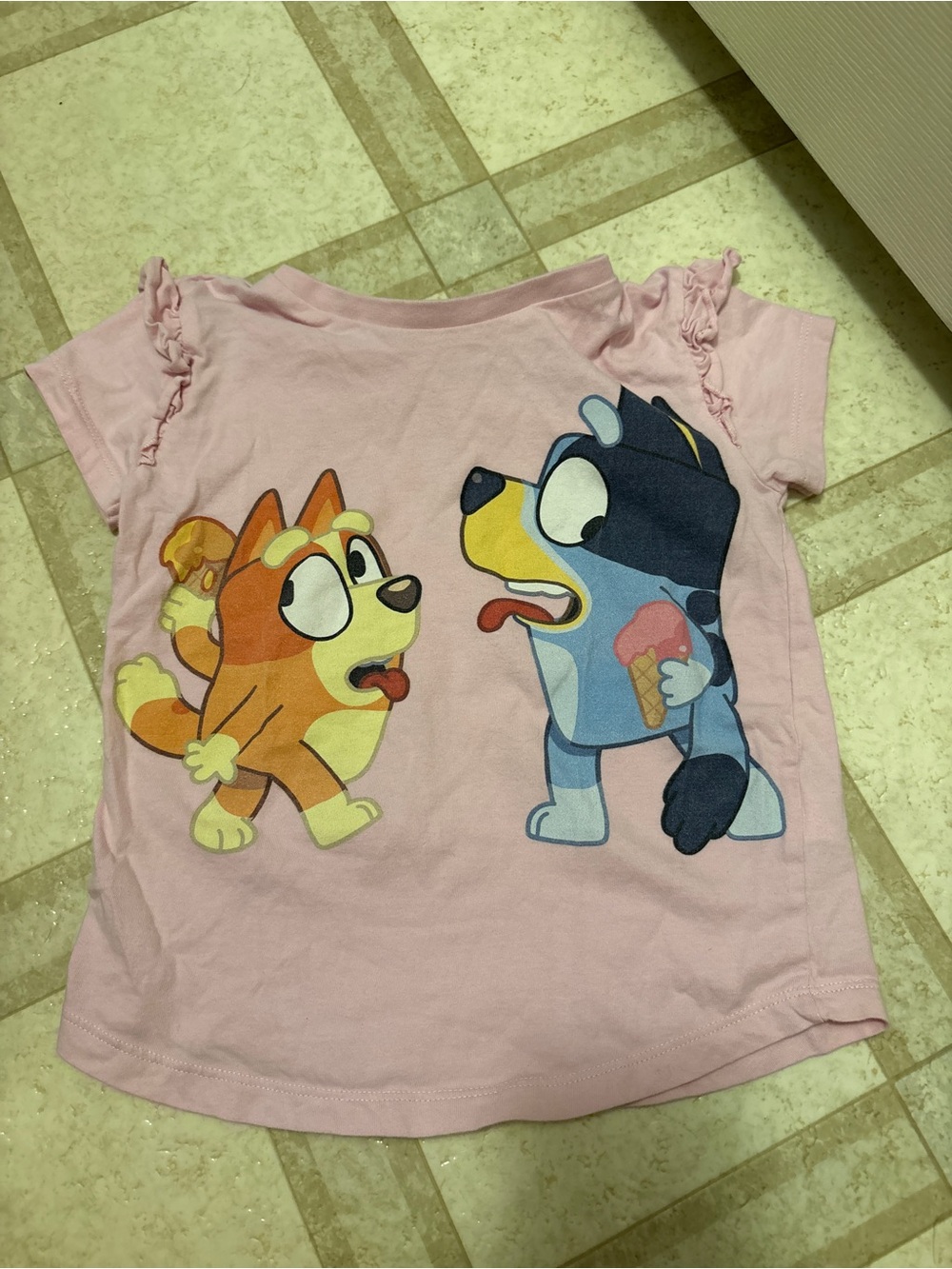 Pink Bluey Short Sleeve Tee